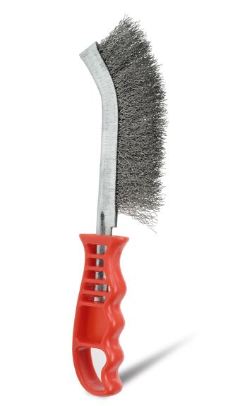 Hand Scratch Brush Uni Steel 0.3mm Red