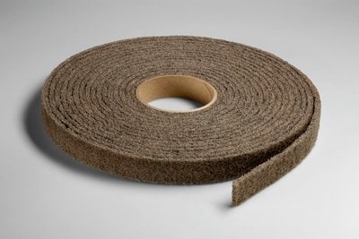 Cut & Polish Roll Tan MED 25mm x9m Scotch Brite