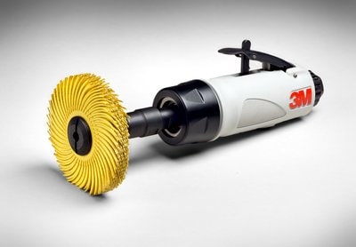 Radial Bristle Disc 75x9.5mm P80 Yellow Angle 3M