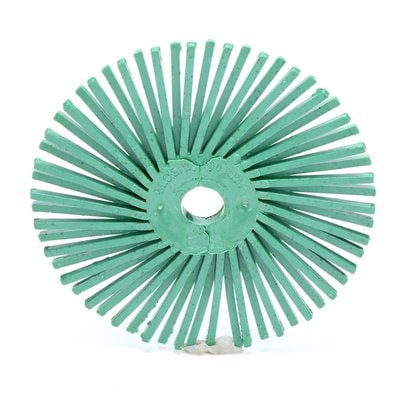 Radial Bristle Brush 150x12x25mm P80 Yellw Angl 3M