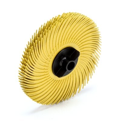 Radial Bristle Disc 75x9.5mm P80 Yellow Curve 3M