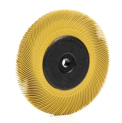 Radial Bristle Brush 150x12x25mm P80 Yellw Crve 3M