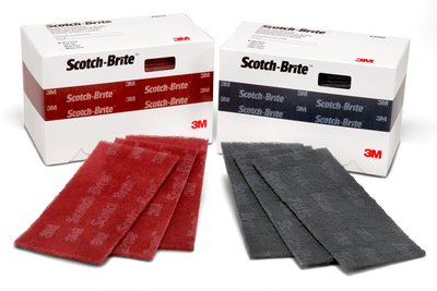 Scour Hand Pad  Maroon VFN 115x225mm Durable Flex 3M
