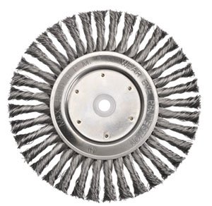 Wheel Brush Twist  85x6mm Steel Spindle (6)