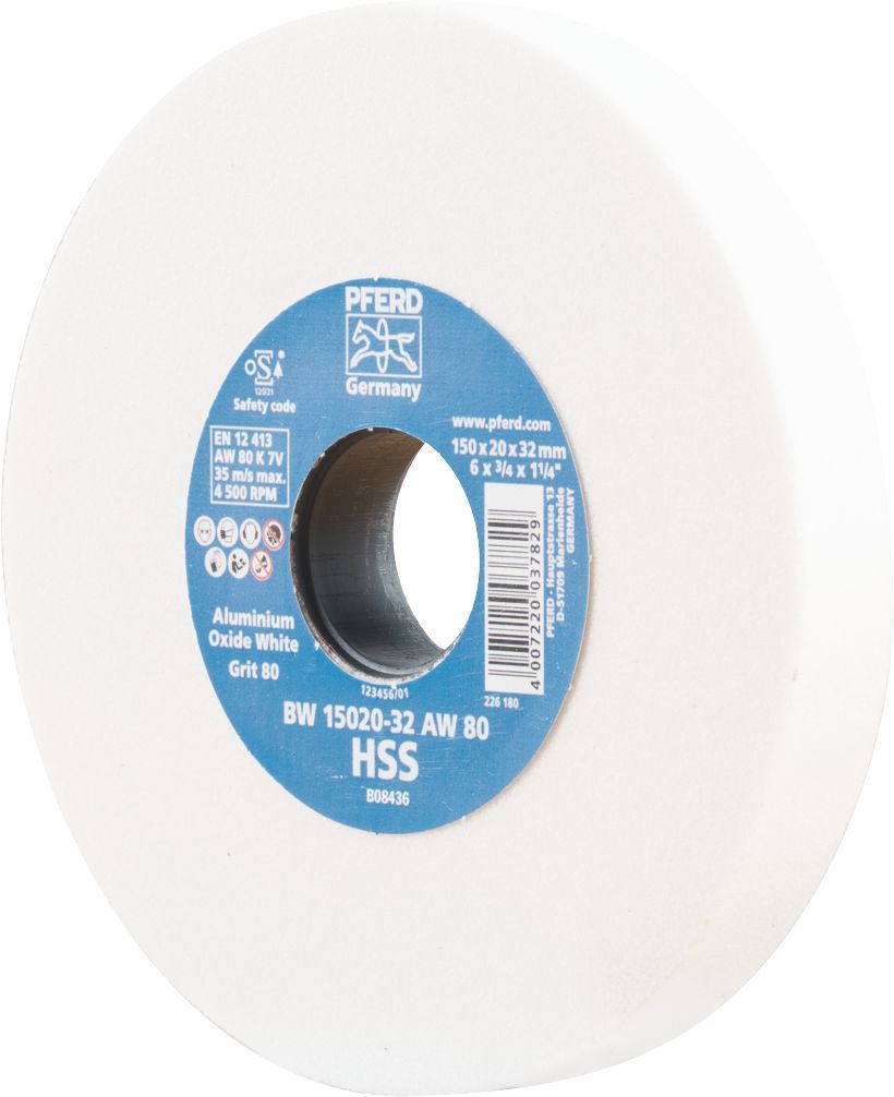 Grinding Wheel 150x20x31.75 AW 80 White Alox