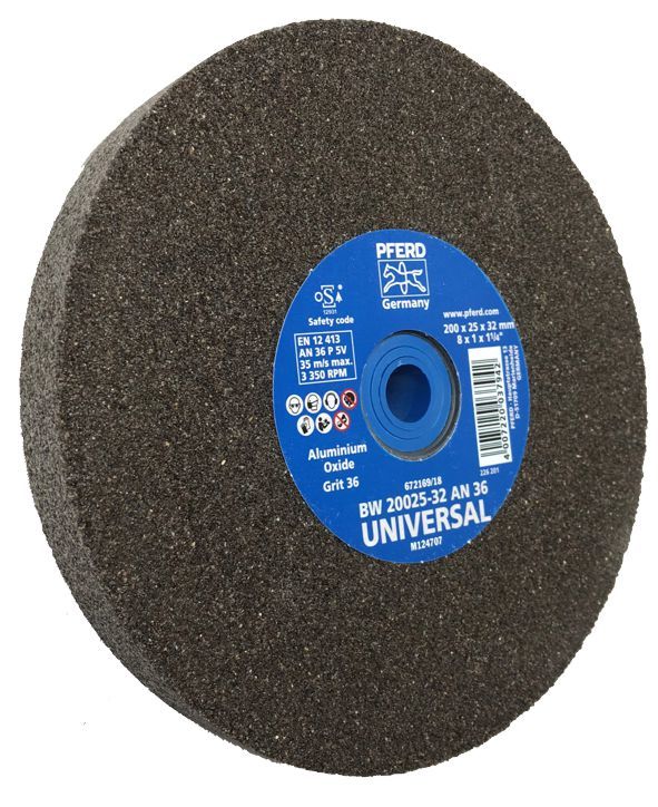 Grinding Wheel 200x25x31.75 AN 36 Aluminium Oxide