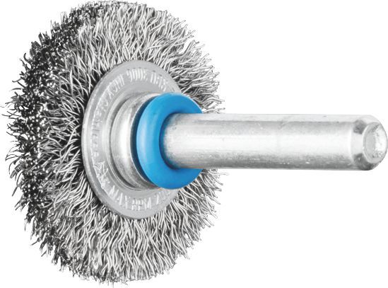 Wheel Brush Crimp  30x6mm Inox Spindle (6)