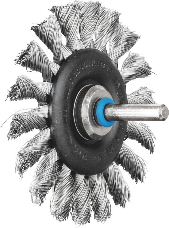 Wheel Brush Twist  70x6mm Inox Spindle (6)