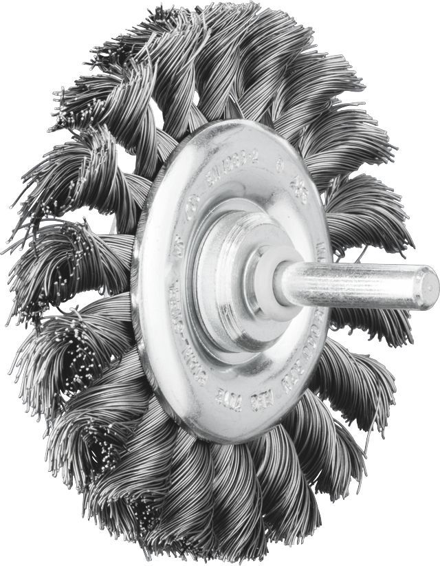 Wheel Brush Twist  70x12mm Steel Spindle (6)