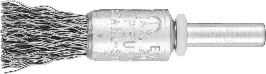 End Brush Crimp 13mm Spindle (6) Steel 0.35