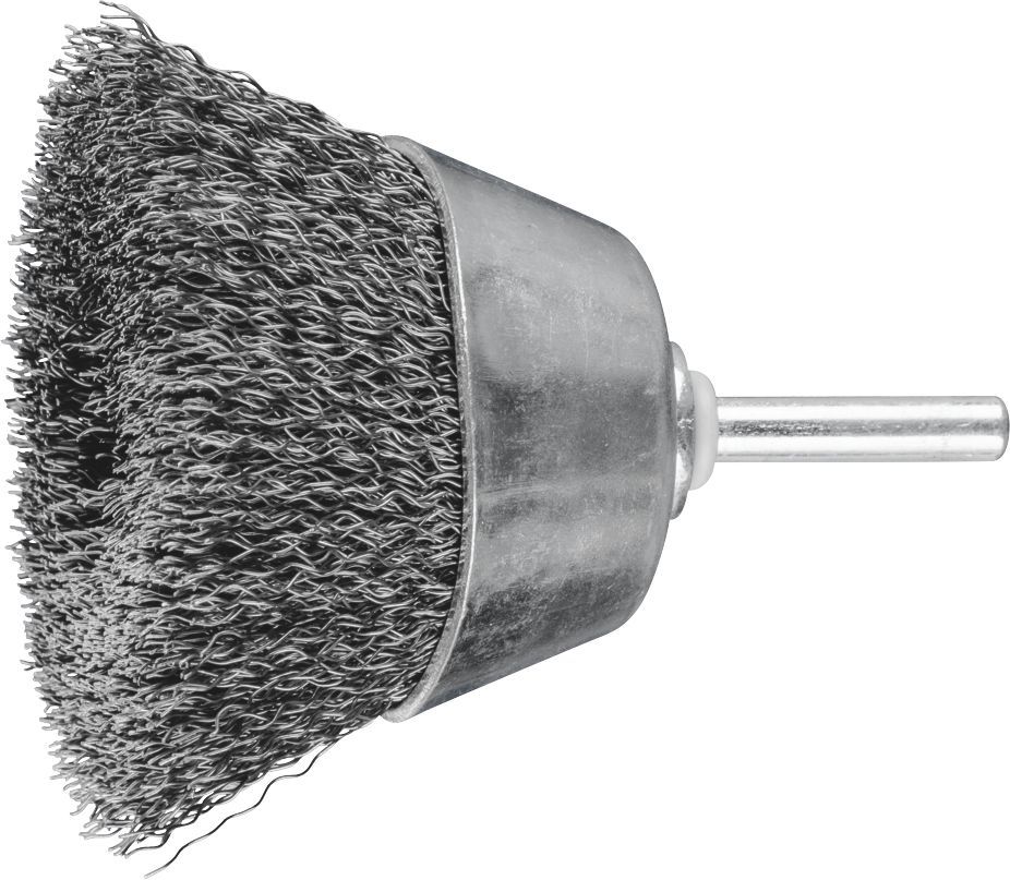 Cup Brush Crimp 60mm Steel Spindle (6) Pferd