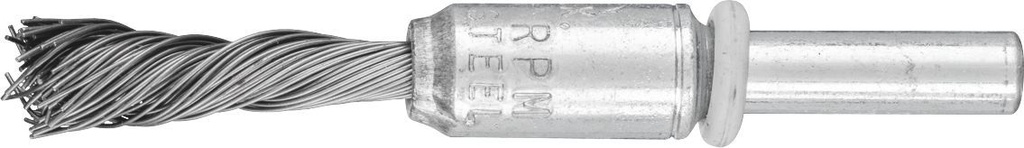 End Brush Twist 10mm Spindle (6) Steel 0.35