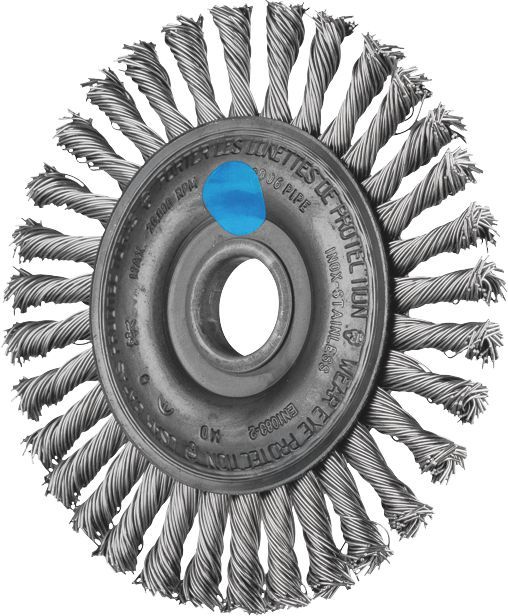 Pipeline Brush Twist 100mm Inox 16mm Bore