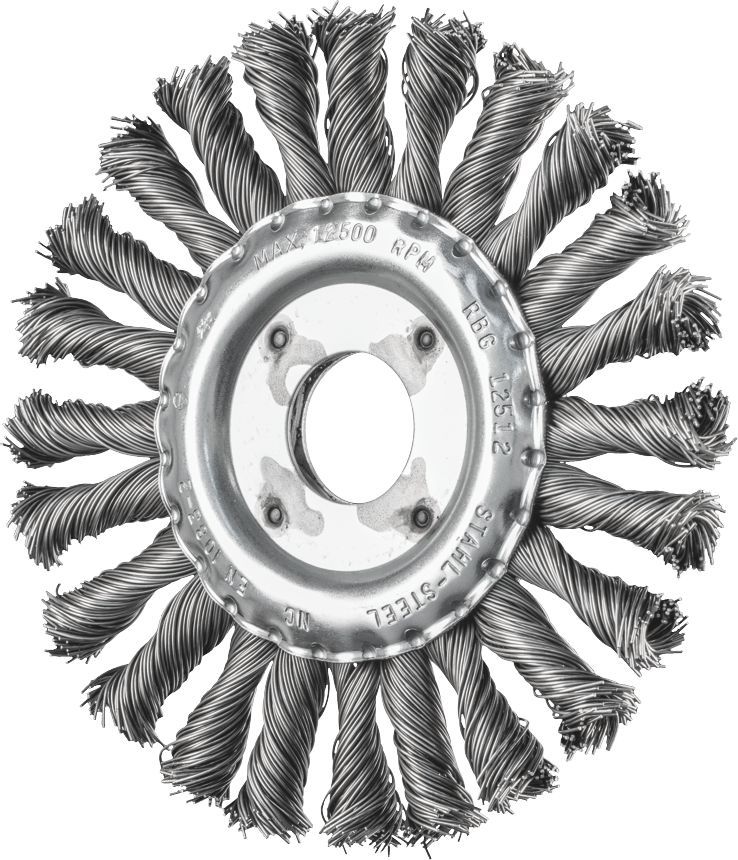 Wheel Brush Twist 125x12mm Steel COMBITWIST
