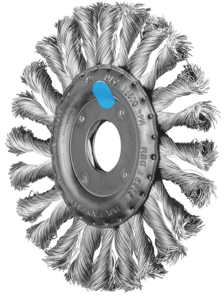 Wheel Brush Twist 125x12mm Inox COMBITWIST