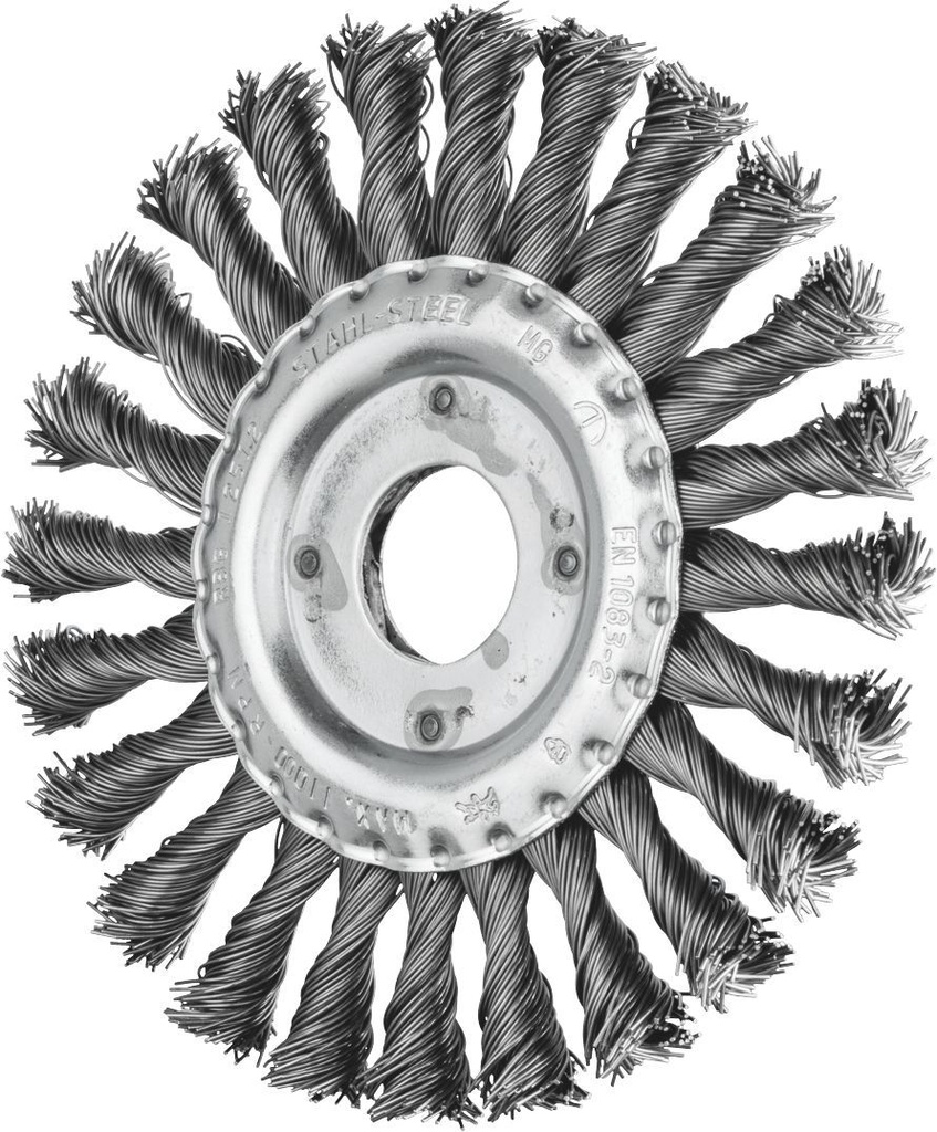 Wheel Brush Twist 178x13mm Steel M14 Thread