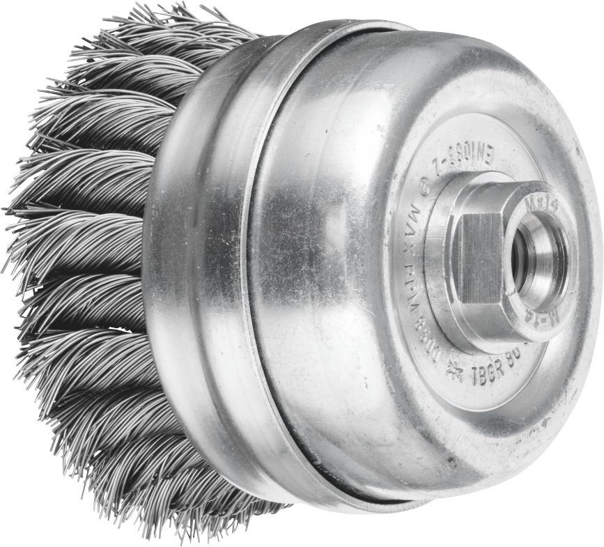 Cup Brush Twist 80mm Steel M14