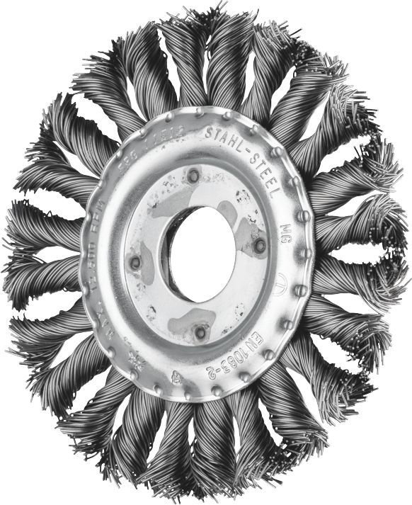 Wheel Brush Twist 115x12mm Steel COMBITWIST