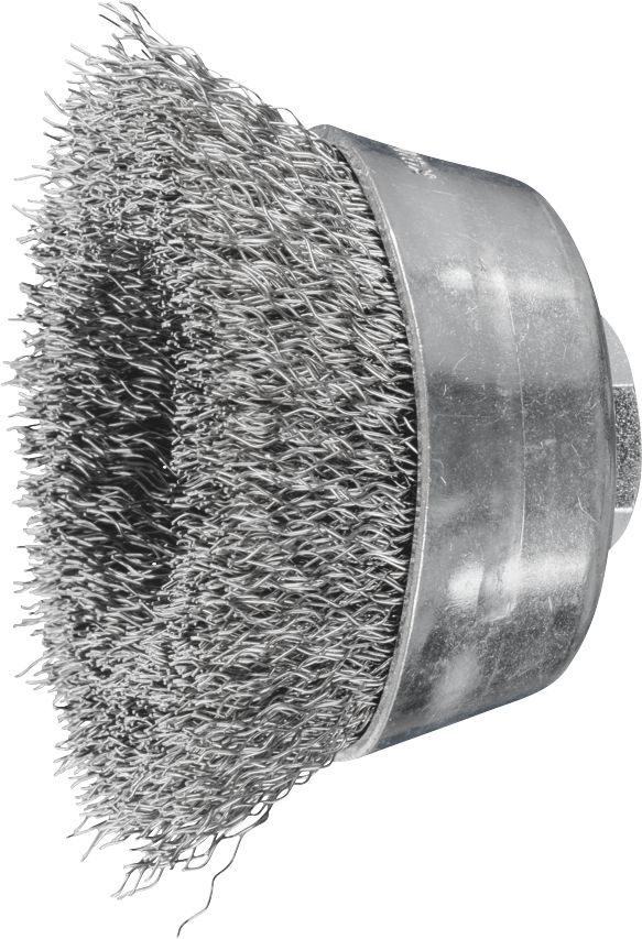 Cup Brush Crimp 60mm Inox M14