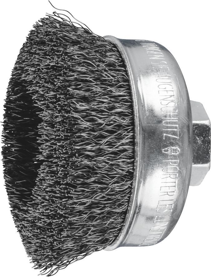 Cup Brush Crimp 100mm Steel M14 Pferd