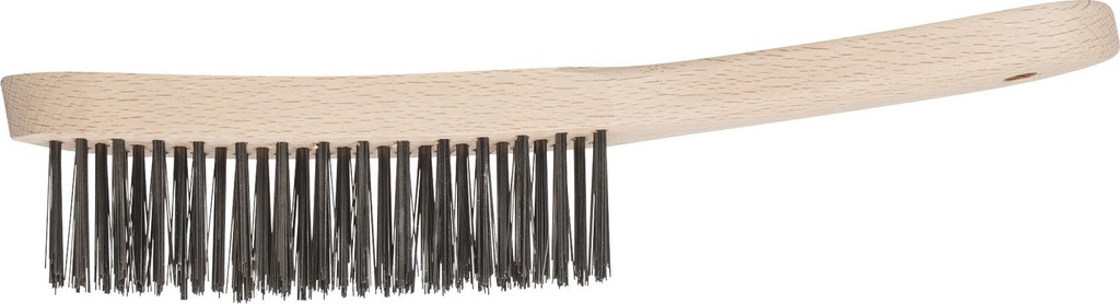 Hand Scratch Brush 3 Row Steel Converged