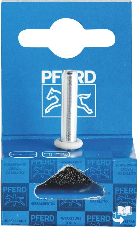 Wheel Brush Crimp  30x6mm Steel Spindle (6) POS