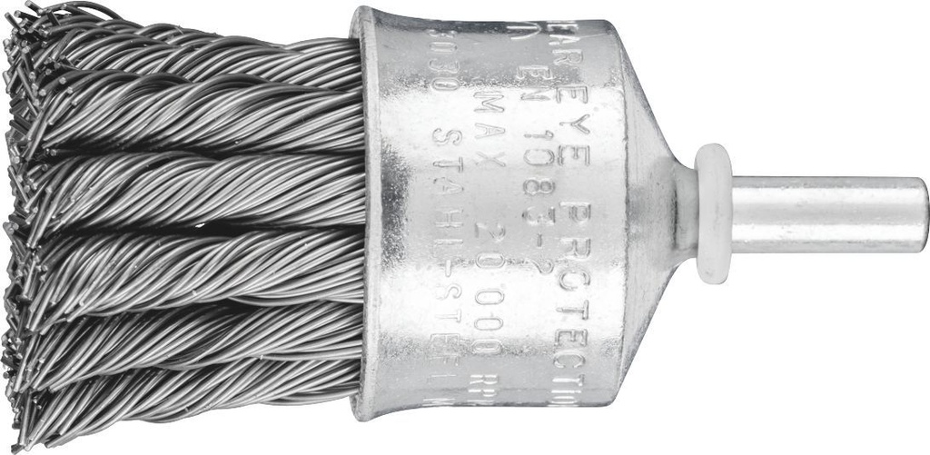 End Brush Twist 30mm Spindle (6) Steel 0.35 POS