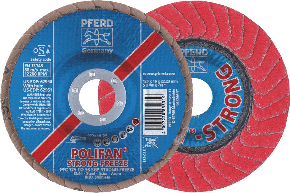 Flap Disc 125x22 36G Ceramic Freeze SGP Pferd