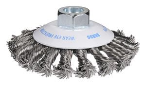 Bevel Brush Twist 125mm Steel M14