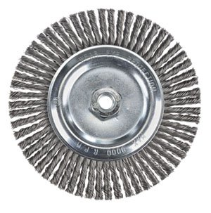 End Brush Twist 25mm Inox Spindle 1/4"
