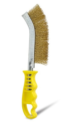 [BOR5174-BW-Y] Hand Scratch Brush Uni Brass 0.3mm Yellow
