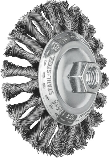 [PFERD.43315011] Bevel Brush Twist 115mm Steel COMBITWIST